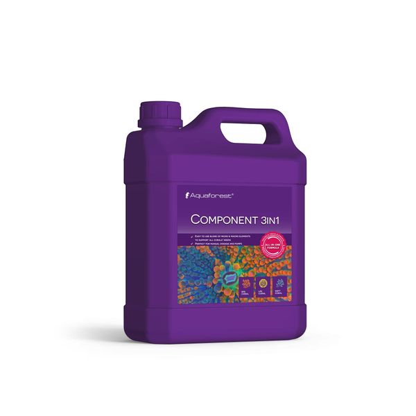 Aquaforest Component 3 in 1 macro i mikroelementy do akwarium mor 2000 ml zdjęcie 1