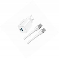 Szybka ładowarka GaN 30W 2 wejścia długim z kablem 2m do Doogee S68 Pro