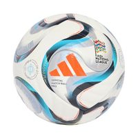 Piłka nożna adidas UEFA Nations League 26/27 Pro biało-niebiesko-pomarańczowa KE7539 r. — Rozmiar: 5