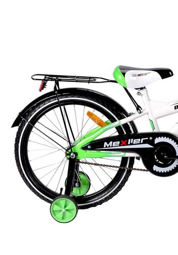 Rower 20 MEXLLER BMX biał/seled. + koszyk na Arena.pl