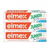 ELMEX CHILDREN'S TOOTHPASTE JUNIOR TRIO 3 X 75 ML