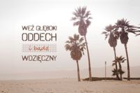 Bądź wdzięczny – obraz w ramie 20×30 cm Wybierz ramkę - Ramka INOX R8 - wąska