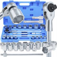 KLUCZE NASADOWE 21EL 3/4 DUŻE NASADKI TIR KUTE ZE STALI Crv