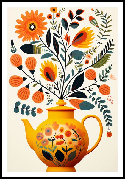 Plakat 68x101cm Bujna Herbata zdjęcie 3