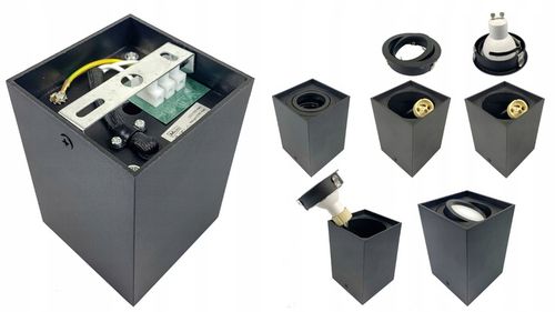 HALOGEN SUFITOWY OPRAWA NATYNKOWA LED RUCHOMA GU10 na Arena.pl