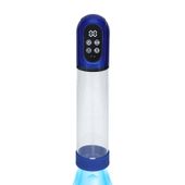 Engage - Automatic Waterproof Penis Pump And Masturbator - Metallic Blue