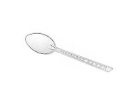 Łyżeczki plastikowe transparentne, 100 szt.