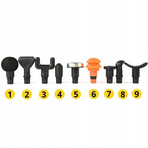 PISTOLET DO MASAŻU MASSAGE GUN+GŁOWICA PODGRZEWANA na Arena.pl