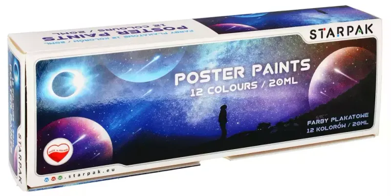 Farby Plakatowe 12 Kolorów, Space zdjęcie 1