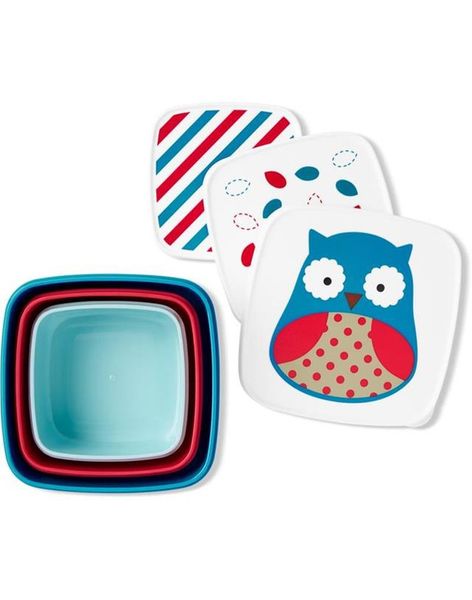 Skip Hop : Zestaw pudełek Zoo Sowa zdjęcie 1
