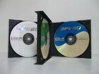 Pudełka na płyty CD x 4 standard czarne 50 sztuk