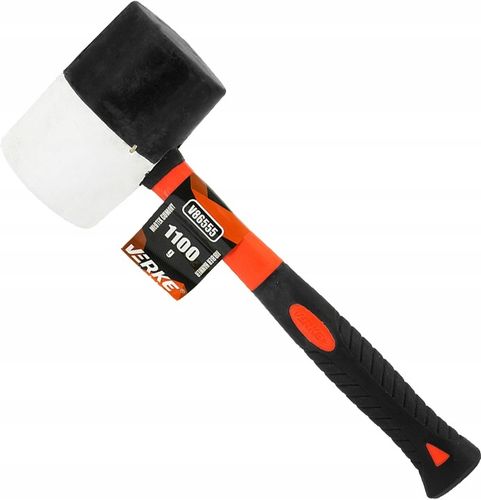 MŁOTEK GUMOWY BRUKARSKI BLACHARSKI DO KOSTKI BRUKOWEJ 1100g FIBERGLASS na Arena.pl