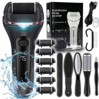 ELEKTRYCZNY PILNIK DO STÓP I PIĘT FREZARKA ROLKI 6 SZT TARKA