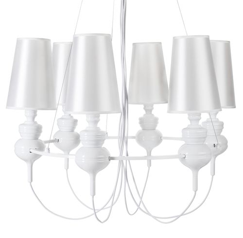 Lampa wisząca QUEEN-6 biała na Arena.pl