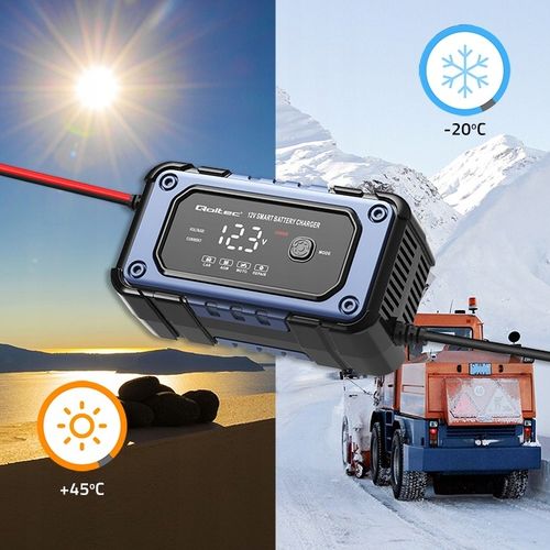 Prostownik ładowarka mikroprocesowa do akumulatora z funkcją naprawy 12V 6A na Arena.pl