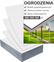 Ulotki A6 5000szt reklamowe firmowe duży wybór MONTAŻ OGRODZEŃ