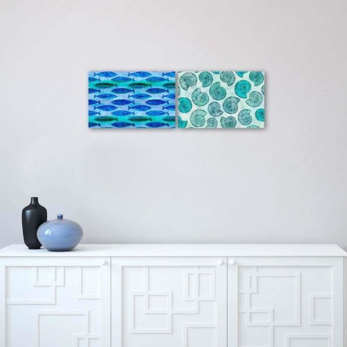 Deco Panel, Wzór w ryby 60x40 na Arena.pl