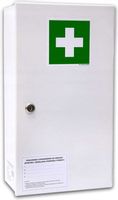 APTECZKA PIERWSZEJ POMOCY stalowa ścienna ZAKŁADOWA Z WYPOSAŻENIEM "50.2"