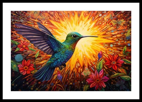 Plakat 45x30cm Koliber Barw na Arena.pl