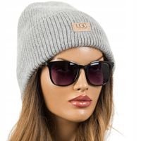 CZAPKA DAMSKA Zimowa Beanie CIEPŁA Wywijana KOLORY JAKOŚĆ PREMIUM