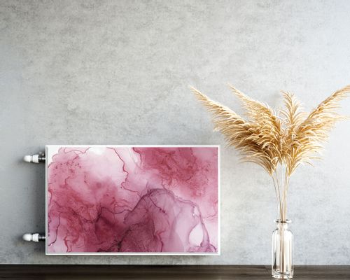 MATA Magnetyczna Do Kaloryfera Akwarela Różowa Abstrakcja 110cm x 60cm na Arena.pl
