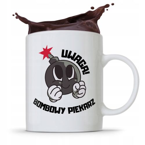 Kubek Prezent Dla Piekarza Bombowy Piekarz Z Nadrukiem Ze Zdjęciem na Arena.pl