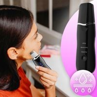 PEELING KAWITACYJNY 5w1 DO TWARZY BEZPRZEWODOWY ULTRADŹWIĘKOWY+2 X NAKŁADKI