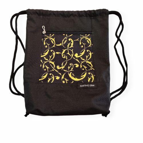 Plecak worek wodoodporny ORNAMENTY ZŁOTE na Arena.pl