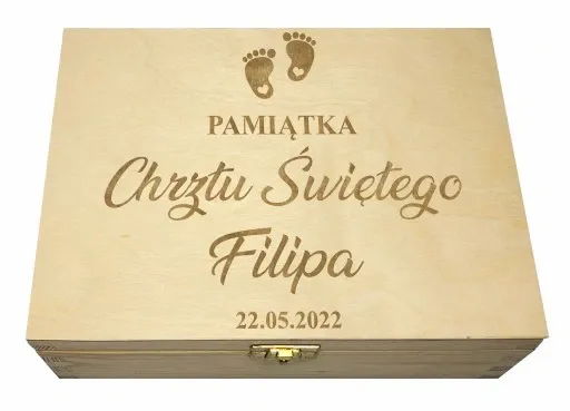 PUDEŁKO WSPOMNIEŃ PREZENT ROCZEK CHRZEST NARODZINY zdjęcie 12