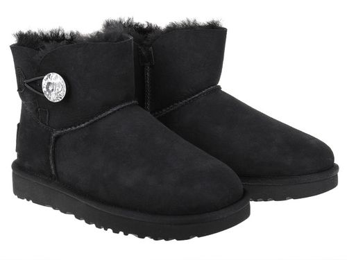 Buty UGG W Mini Bailey Button Bling 1016554-BLK - 41 na Arena.pl