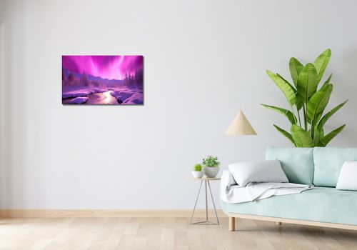 Obraz 70x40cm Aurora Nad Niebiem na Arena.pl