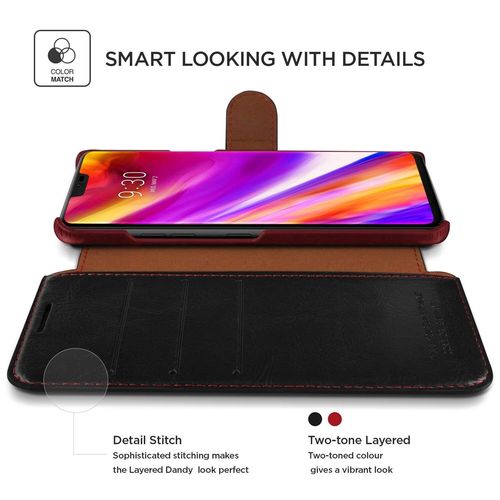 Etui VRS Design Layered Dandy LG G7 ThinQ Black na Arena.pl