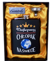 Elegancka Piersiówka Ze Stali Nierdzewnej 210 Ml - Gentelo