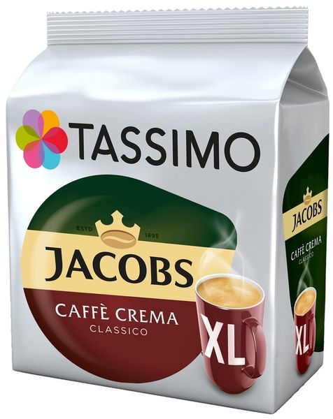 Kapsułki TASSIMO Jacobs Crema Classico XL 3x 16 zdjęcie 4