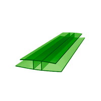 H-profil łączący 1000mm poliwęglan zielony 4mm