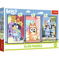 Puzzle - 3x50 - Rodzina Bluey Trefl 34890
