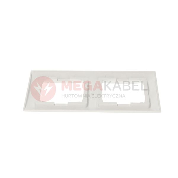 Simon54 Ramka na 2-moduły DR2/11 biały zdjęcie 3