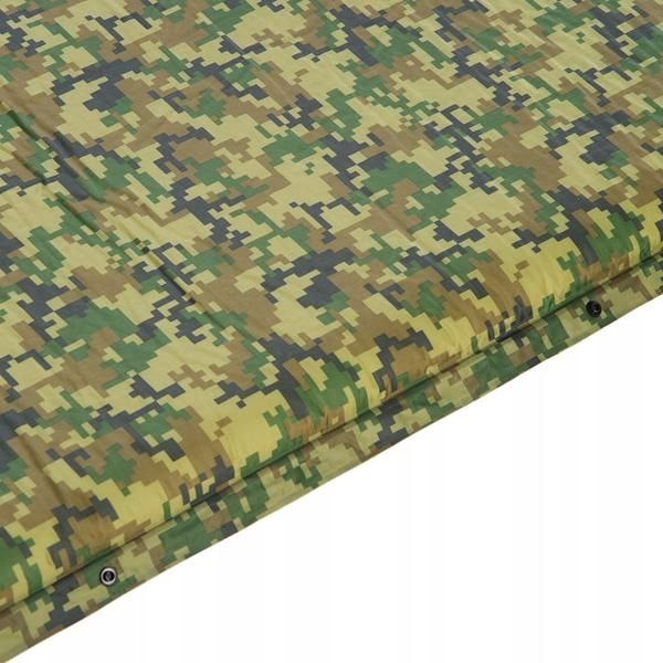 MATA SAMOPOMPUJĄCA pod namiot na plażę 185x65x5cm GRUBA pianka PU wzór moro zdjęcie 12