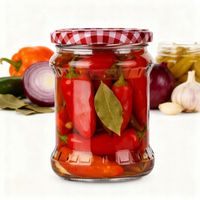 20 szt. Słoiki szklane 500 ml z zakrętkami Słoik na przetwory sałatki