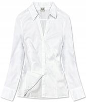 ELEGANCKA KOSZULA 0818 BIAŁA L (40)