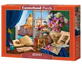 Piękne puzzle z dużą ilością detali - Wenecka martwa natura 2000 elementów