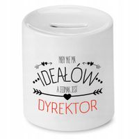 Skarbonka Prezent Dla Dyrektora Niby Nie Ma Z Nadrukiem Ze Zdjęciem