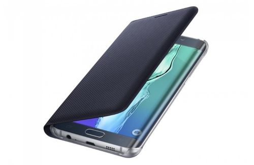Etui Flip Wallet do Galaxy S6 edge+ (czarny) na Arena.pl