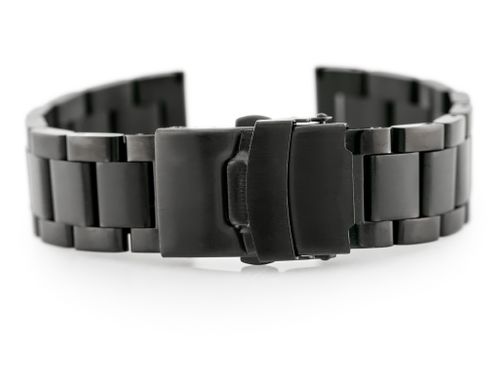 Bransoleta Pacific M3 - Solid Steel - czarna 22mm na Arena.pl