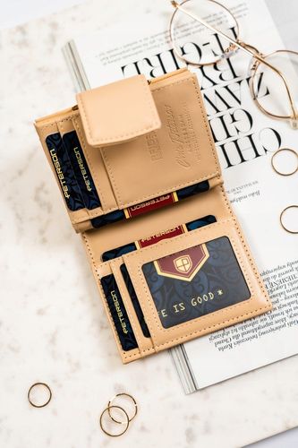 mały portfel damski ze skóry ekologicznej - peterson na Arena.pl