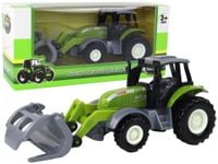 ND24_14845 Traktor Koparka Zielony Krokodylek Poj