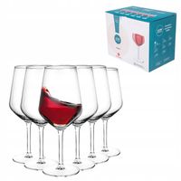 Eleganckie Kieliszki do wina czerwonego Altom Design Rubin 530 ml 6 sztuk