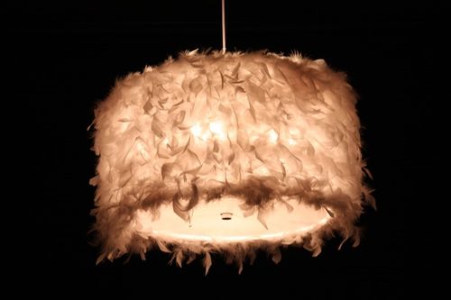 Lampa C Piórka 50cm biała D2 na Arena.pl