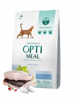 Optimeal Sucha karma dla dorosłych kotów z rybą dorsz dla 4kg