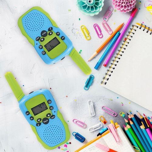 Walkie talkie dla dzieci duży zasięg zestaw 2szt krótkofalówka Łoki Toki na Arena.pl